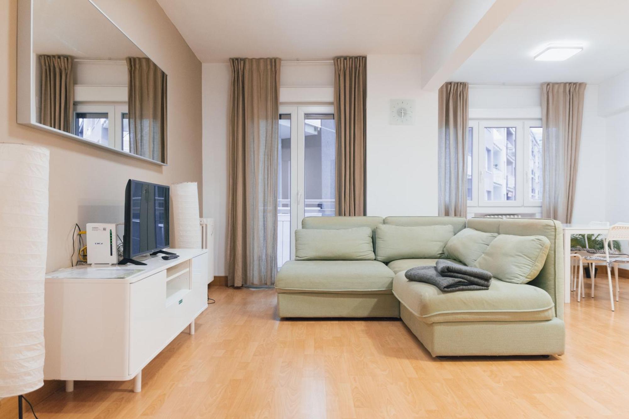 Apartamento Familiar Reformado En Amara, Estadio Anoeta, Donostia-圣塞瓦斯蒂安 外观 照片